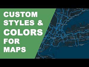 Customizing Colors and Style for your Google Maps