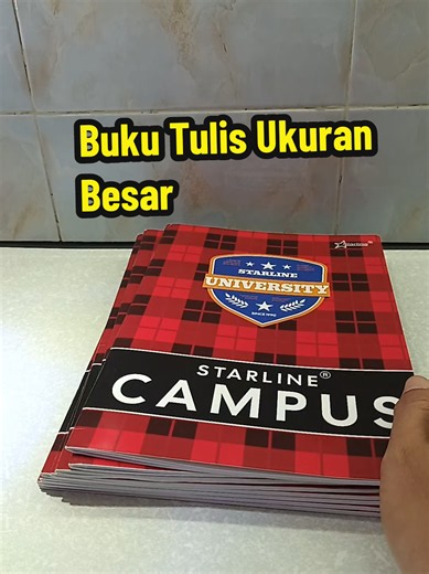 Buku Tulis Ukuran Besar Isi 10pcs - Rekomendasi Untuk Masuk Sekolah