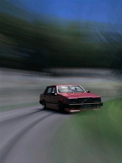 Big Car vs Small Road in Assetto Corsa