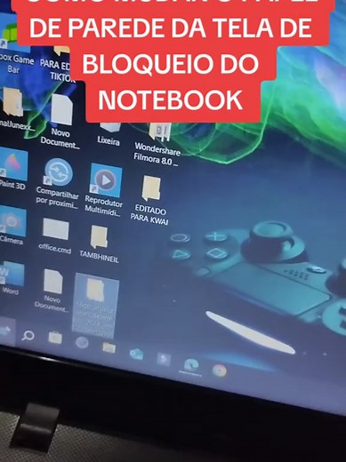 Como mudar a foto da tela de bloqueio do notebook