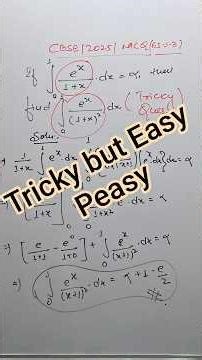 😱 Board Exam Tricky Integration Problem 2025 | Class 12 | MCQ