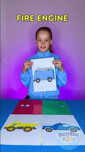 Learning Emergency and Service Vehicles with Fun Animations