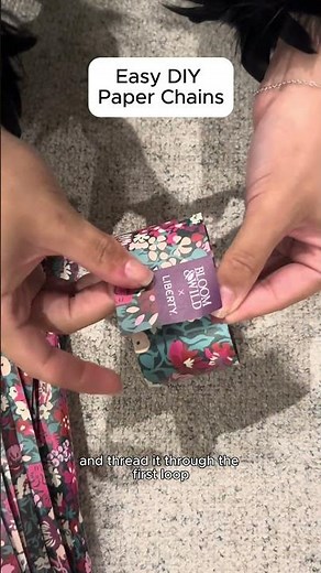 Easy DIY Paper Chains: Up-cycle Flower Wrap into Festive Decor! - Bloom & Wild