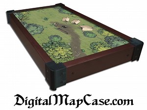 43" Digital Map Case Display for Tabletop Gaming D&D, Dnd, Role Playing Games, TTRPG, LCD, LED Tv Not Included but Any Set Can Be Used! - Etsy