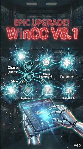 WinCC V8.1 New Features & Shortcuts Explained | Numeric Field, Trend, Excel Reporting & SVG Library
