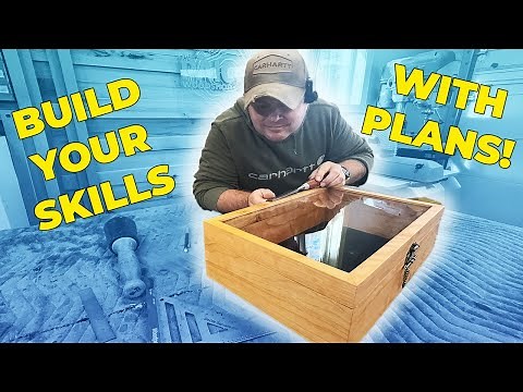 How to build a SIMPLE shadow box. DIY Beginner Woodworking Projects with PLANS!