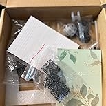 Solar Fountain, 2025 Upgraded Flower Shape 3.5W Solar Water Fountain with 2-Row Colorful LED Lights, 2000mAh Battery, 7 Nozzles, Solar Powered Hummingbird Fountain for Garden, Pool, and Pond