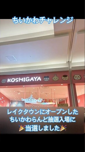越谷レイクタウンのちいかわらんどに行ってきました #shorts #越谷レイクタウン #ちいかわ #ちいかわらんど