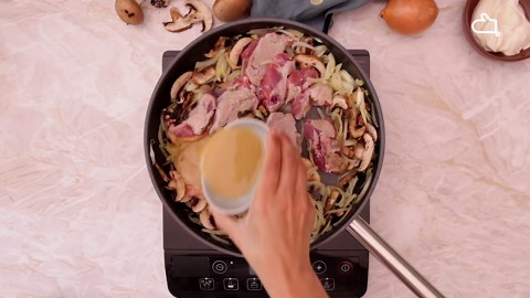 Filet mignon aux champignons