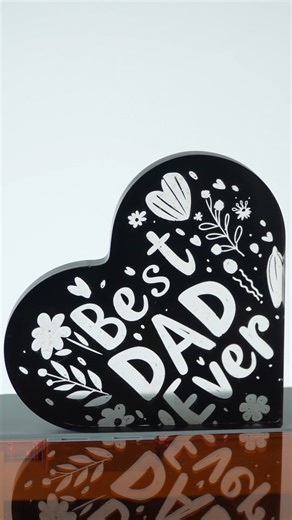 2.4K views · 24 reactions | ✨ Make This Father's Day Shine with Laser-Cut Acrylic Magic! Gifts that capture memories in crystal-clear detail Start makinghttps://bit.ly/3PCD9ex #ortur #DIY #laserengraving #FathersDayGift #HappyFathersDay | Ortur | Facebook