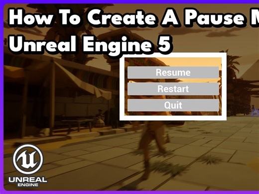 虚幻引擎 5 .4 ! 创建暂停菜单 !_哔哩哔哩_bilibili