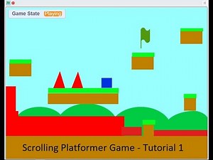 How to make a scrolling platformer game with vertical levels and checkpoints on Scratch