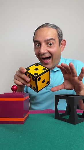 Demonstrating a Fun Dice Trick with Unique Puzzle Setup