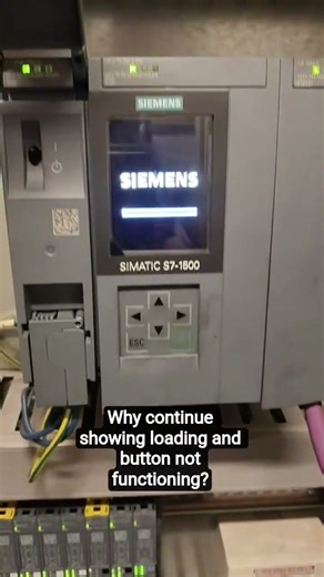 Why continue showing loading and not functioning?#engineering #electrical#automation#learning