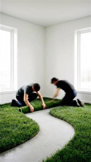 The Easiest Way to Fake a Garden Floor #diy #hacks #homedecor