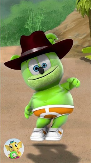 Gummy’s Jelly Giggle Move! 😂#gummybear #trendingshorts #childrenmusic #kidssongs
