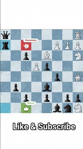 Checkmate So Easy, Anyone Can Do It! #chess #chessgame #chessopening