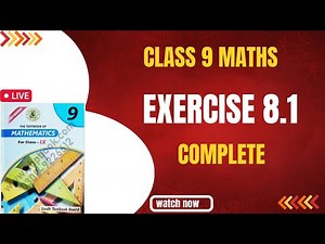 Exercise 8.1 Class 9 Complete Sindh Board | Class IX | Ex 8.1 Question 1,2 and 3 #newmathematicsbook