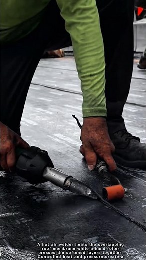 Membrane Roof Seaming Work Tool with Hot Air Welder #worktool