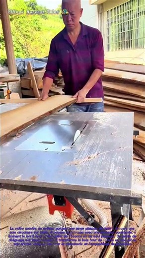 🤖 Le bois dompté par la lame : Comment la coupe franche révèle la beauté brute du matériau