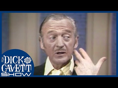 David Niven Recalls Scenes From His Book! | The Dick Cavett Show