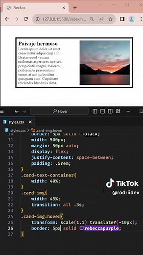 Veremos la pseudoclase hover en css, una de las más utilizadas para darle un poco de vida a nuestros elementos. #html #htmlcss #desarrolloweb💻 #desarrolloweb