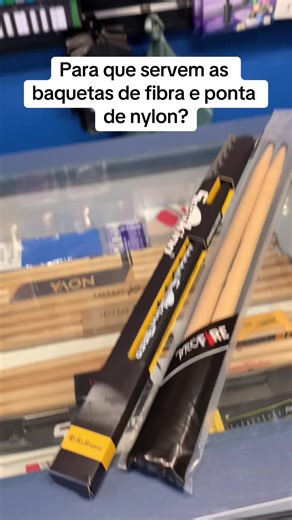 ESSA VOCÊ NÃO APRENDEU COM O SEU PROFESSOR! Entenda para que são usadas as baquetas de fibra e as de madeira com ponta de nylon. Para mais dicas, nos siga no Instagram: @audiosetupoficial Facebook: Audiosetup ou nos façam uma visita (estrada Guandu Sapê, 270 - Campo Grande). Valores e perguntas, nos chame nos comentários! # setup #equipo #drums #drummers #audiosetup #audio #bassdrum #snare #floortom #edge #ec2 #g2clear #coated #hydraulic #hydraulicred #power #grip #bateria #bateristas
