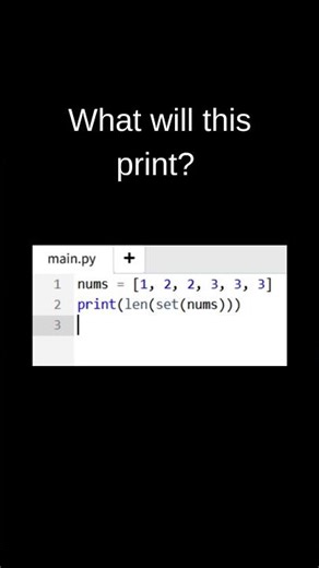 Python Set Trick 😳 Where Did Duplicates Go? | What Will This Print? #muskernel #coding #techshorts