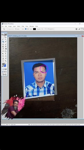 👷How to Make Passport Size Photo #tutorial #photoshoot #reelsfb #video | Akkas Editing