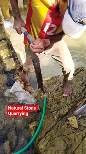 Natural Stone Quarry//Traditional Manufaktur #brickmaking #naturalstone #tradisionalhandmade