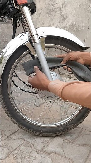 The Best Way to Fit a New Inner Tube 💯✅ #foryou #youtubeshorts