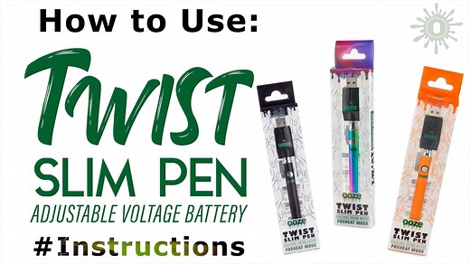 Ooze Slim Twist Instruction: How to Use Battery 101