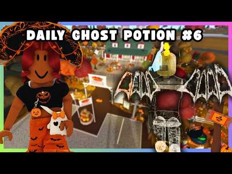 THE SIXTH DAILY GHOST POTION (Drorkenn) 🎃 Bloxburg Halloween Roblox