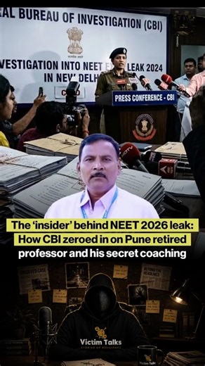Retired Teacher Dictated NEET Paper at Home. Notes Matched Exactly." 😱 Insider Arrested #victimtalks