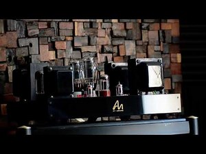 Audio Note Kit1 300b stereo power amplifier demo