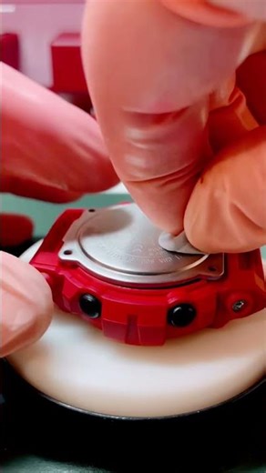 Casio gba-800 лимитированные. Замена батарейки #quickservice #gshock #watchrepair