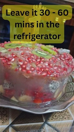 Agar Cake Making video | Transparent fruit cake #fruits #fruitcake #agar #homemade