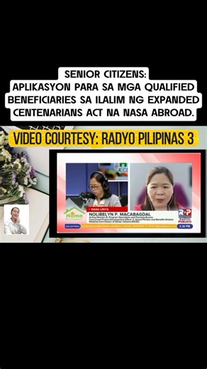 12K views · 137 reactions | SENIOR CITIZENS: APLIKASYON PARA SA MGA QUALIFIED BENEFICIARIES SA ILALIM NG EXPANDED CENTENARIANS ACT NA NASA ABROAD. #highlightseveryonefollowers #seniorcitizen | Glenda Tutorial | Facebook