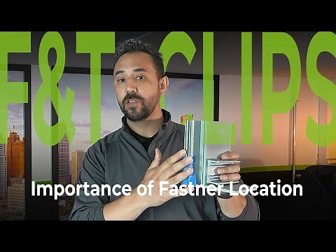 Curtain wall F and T Clips Installation and importance