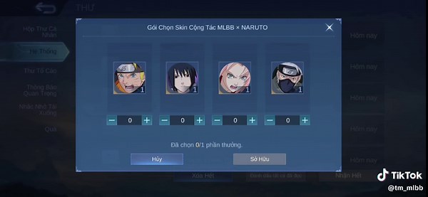 Khám Phá Skin Mới Trong Mobile Legends X Naruto