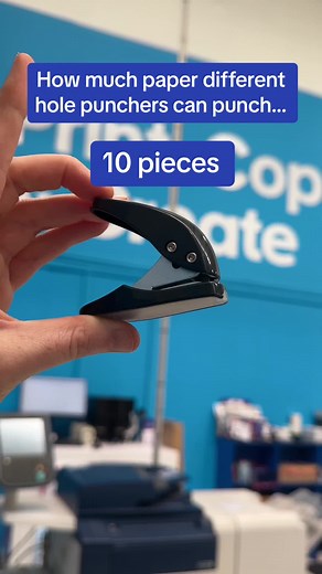 Testing Officeworks Hole Punchers: How Many Pages Can They Handle?