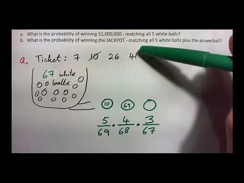 Lottery Odds - apply the product rule of probability