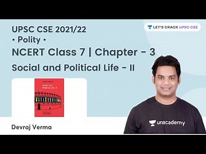 Social and Political Life | NCERT Class 7 Polity Chapter-3 | Crack UPSC CSE 22/23 | Devraj Verma Sir