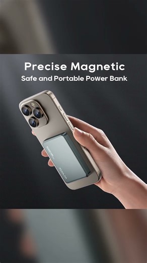 AliExpress - Compact 5,000mAh Magnetic Wireless Charger for iPhone 12-15 #Aliexpress #WirelessCharge