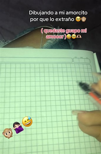 Dibujando a mi amorcito: retrato lleno de cariño