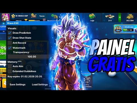 😱 NOVO 8 BALL POOL 2026! 🔥 FFH4X MOD MENU ATUALIZADO 🎱