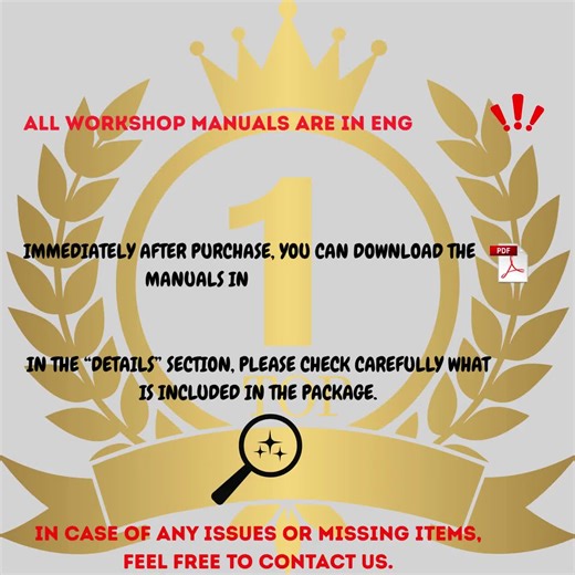 Toyota 4runner Workshop Repair Service Manual PDF Download - Etsy