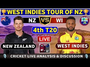 New Zealand vs West Indies, 4th T20 Match Analysis and Discussion WI tour of NZ 2025