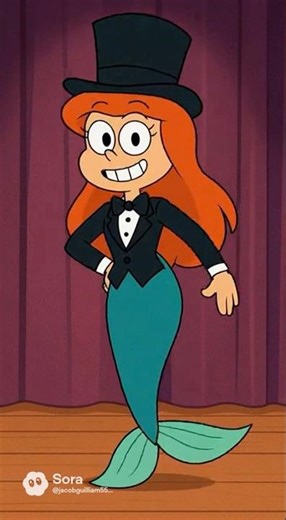 Maribel Finley — The Tap-Dancing Mermaid Showstopper but she sings with a male voice (Sora)