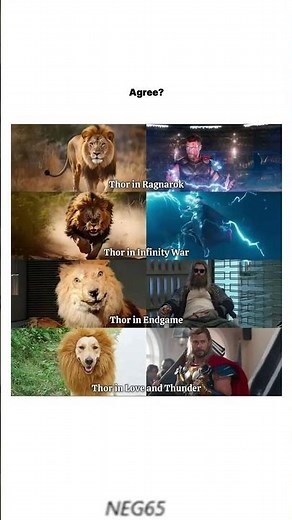 Thor Evolution in MCU | Ragnarok vs Infinity War vs Endgame vs Love & Thunder ⚡🔥